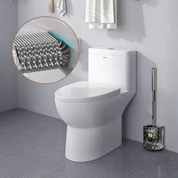 tualeto šepetys su laikiklio dėžute ilga rankena tualeto šepetys ant sienos montuojamas daugiafunkcinis valymo šepetys sieninis tualeto šepetys