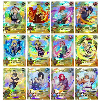 Anime NARUTO Retos SP lūžio blykstės kortelės Tsunade Deidara Sasori Uchiha Itachi Žaislai berniukams Kolekcinės kortelės Gimtadienio dovanos