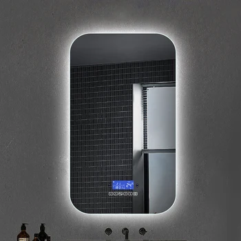 smart Stačiakampis Tuštybė Vonios kambarys Veidrodžio tuštybės indukcija Makiažas foninis apšvietimas veidrodis dušas dekoratyvinis espejo Namų tobulinimas GY