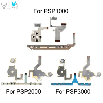 YuXi pakeitimas PSP 1000 2000 3000 kairės dešinės mygtukų funkcija Pradėti Namų garsumo PCB klaviatūra L R Flex kabelių remonto dalys
