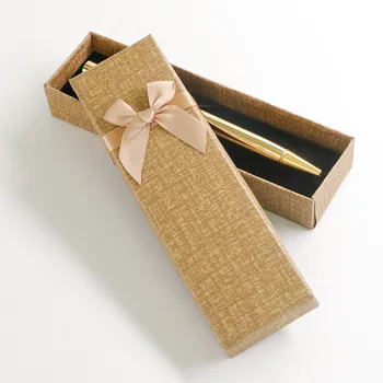 1Vnt Ilgas stačiakampis rašikliui Kaklo papuošalų dėžutė Kieto popieriaus dėžutė Lanko popieriaus dėžutė Miela pakavimo dėžutė Sužadėtuvių dovanų didmeninė prekyba
