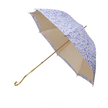 Didelis vintažinis skėtis Baeutiful gėlių vandeniui atsparus Uv moterų prabangus vėjo nepraleidžiantis skėtis nešiojamas aukštos kokybės Paraplu dekoravimas