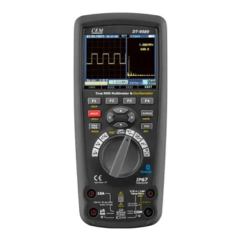 CEM DT-9989 50000 Skaičiuoja 2 in 1 Didelio tikslumo profesionalus skaitmeninis multimetras su osciloskopu ir kalibravimu