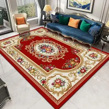 Vintažinis persiškas kilimas svetainės dekoravimui Kilimėliai Miegamojo kilimai Namų prieškambario grindų kilimėliai Virtuvė Vonios kambarys Neslidus kilimas