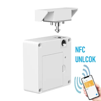 Smart Spintelės užraktas Nematomos elektroninės spynos spintelėms IC kortelė NFC atrakinimo spintelė Pirties stalčius Išmaniosios baldų spynos