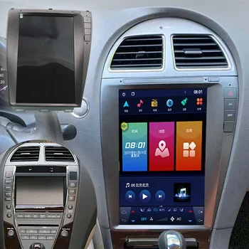 256GB Ekranas Android 13 Automobilinė radijo stereofoninė stereofoninė sistema Lexus ES240 ES350 2006 2007 2008 - 2012 GPS Multimedijos GROTUVAS 12.8INCH