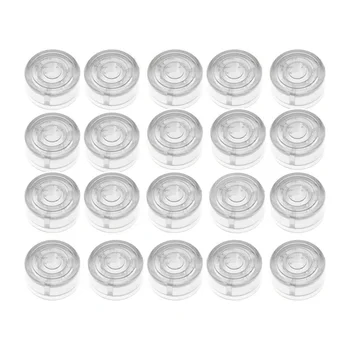 20PCS/Set Guitar Effect Pedal Footswitch Toppers Foot Nail Protective Cap for Guitar Effect Pedal Protection Cap