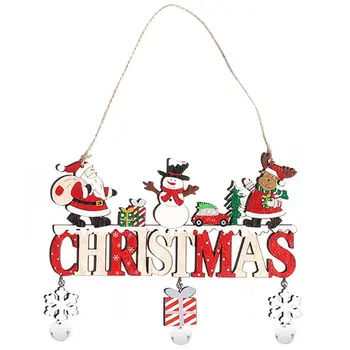 Gnome durų ženklas Kalėdų nykštukų papuošalai Kalėdinių laiškų plokštelės sukuria kalėdinę nuotaiką spintos durims ar sienoms