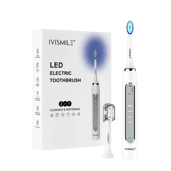IVISMILE 2024 Bestsellers Private Label IPX7 vandeniui atsparus dantų šepetėlis LED dantų balinimas Sonic elektrinis dantų šepetėlis
