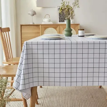 Vandeniui atsparus aliejinis pledas PVC stalo kilimėlis namų staltiesė