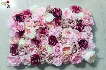 SPR naujo dizaino aukštos kokybės 3D gėlių siena vestuvių proga fonas dirbtinis rožių stalas bėgikas gėlių kompozicijos