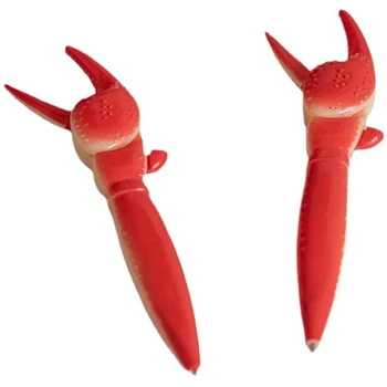 1Pcs Kūrybinis modeliavimas Japoniškas krabų nagų tušinukas Jūrų krabų kojų rašiklis Studentų kanceliarinės prekės Biuro reikmenys Vaikams Dovanos